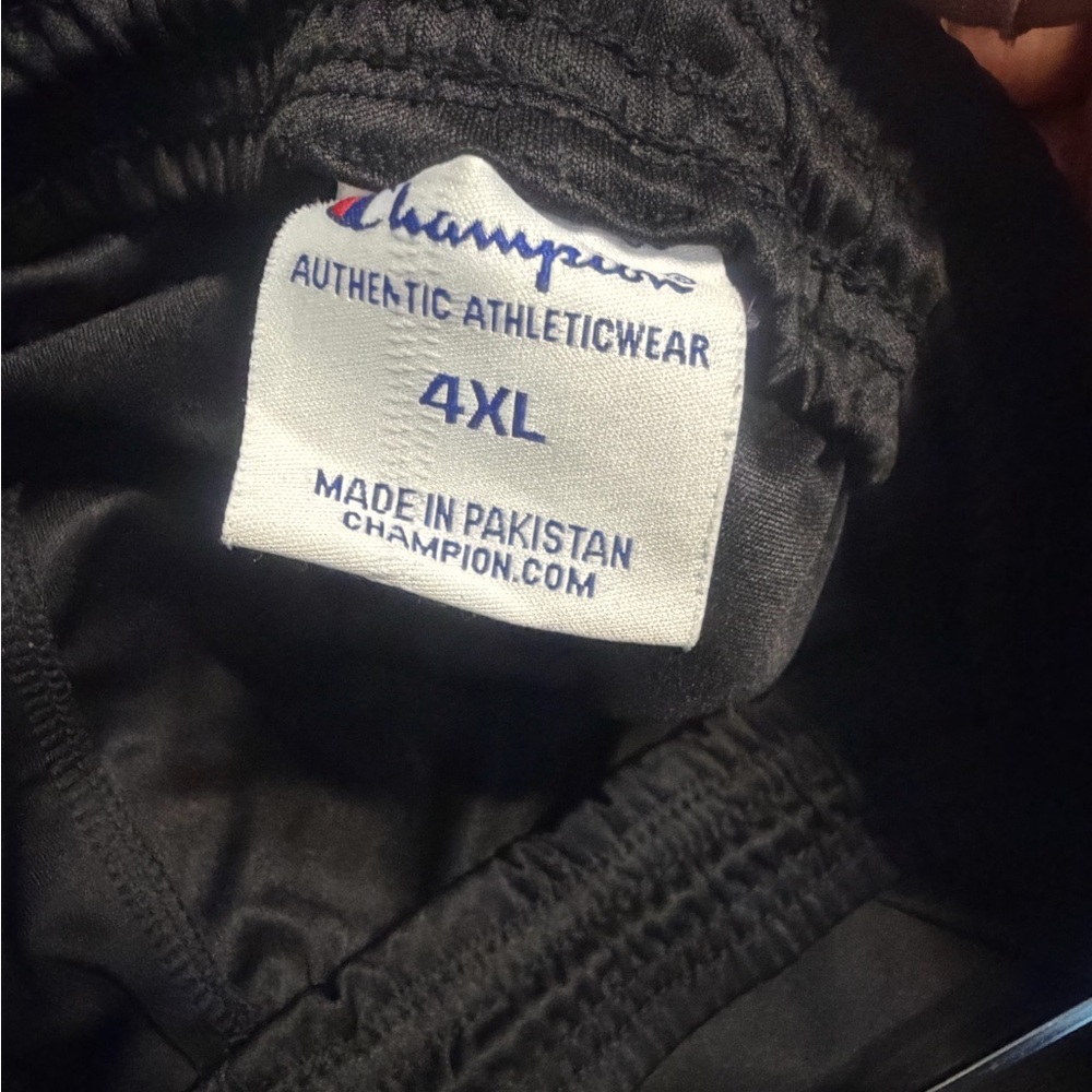 Champion Black Athletic Joggers 4xl - Picture 3 of 4